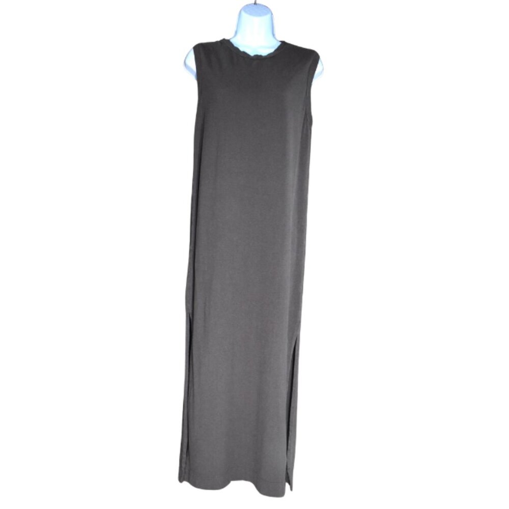 Jungmaven Women's Maxi Dress in Charcoal Gray